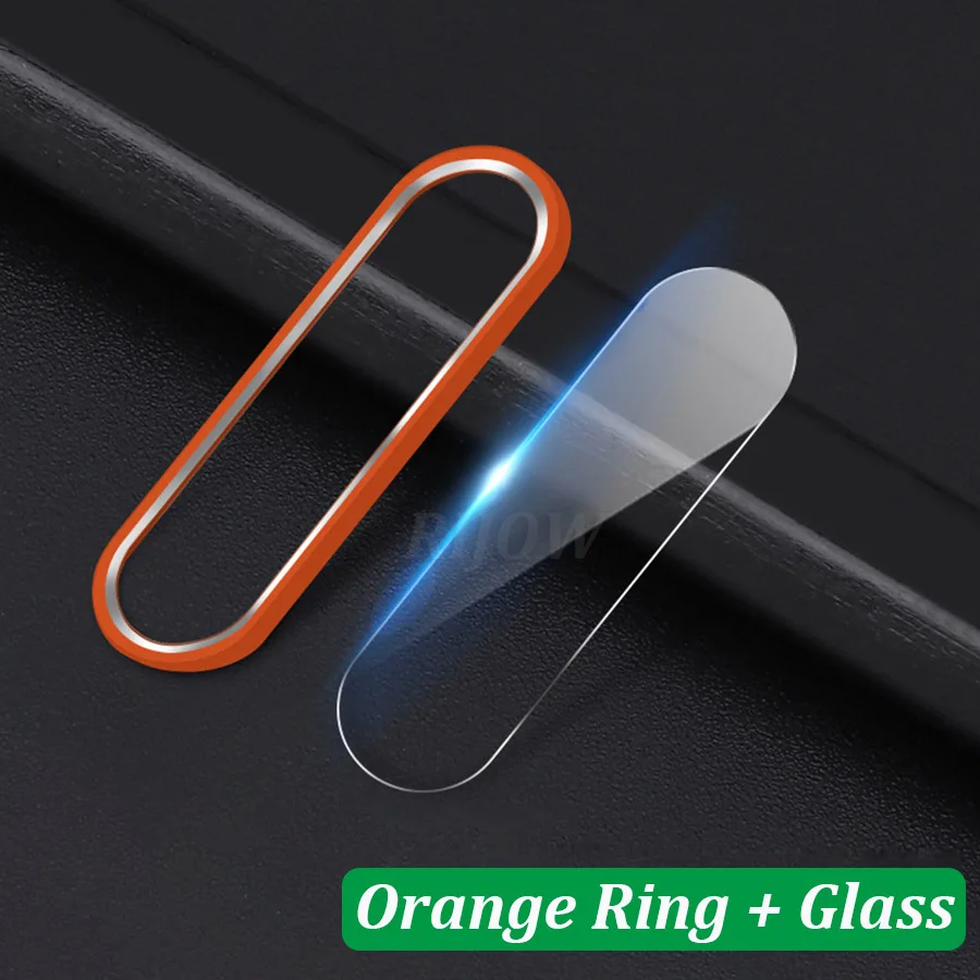 OrangeRing and Glass Закаленное стекло P30 Pro для huawei P30 Pro, металлическое защитное кольцо для объектива камеры, защитная пленка для экрана, пленка для huawei P30 - Цвет: OrangeRing and Glass