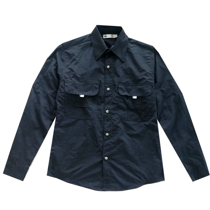 black Мужская рубашка Camisa masculina Camisas hombre Мужская рубашка Chemise home Camiseta Мужская рубашка с длинным рукавом Camisa hombre - Цвет: black