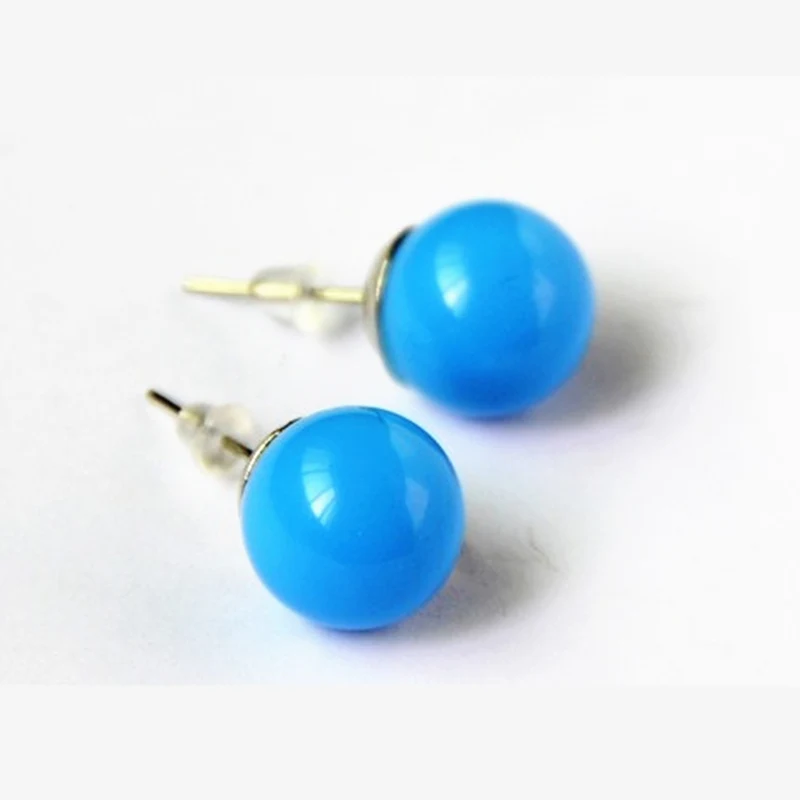 Модный новый стиль! Серьги Шарики 15 цветов 1 пара|ball earrings|colored ball earringsearrings fashion |