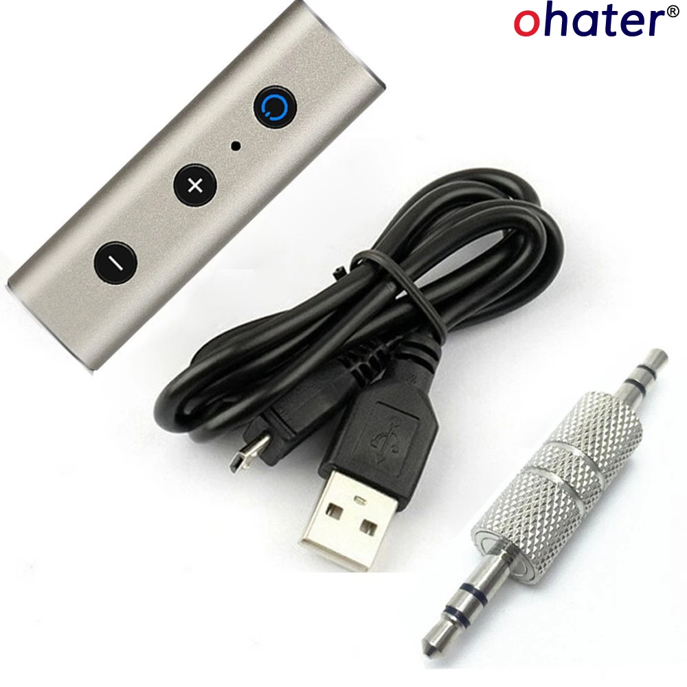 Ohater Bluetooth приемник 3 5 мм разъем аудио музыка беспроводной адаптер автомобильный