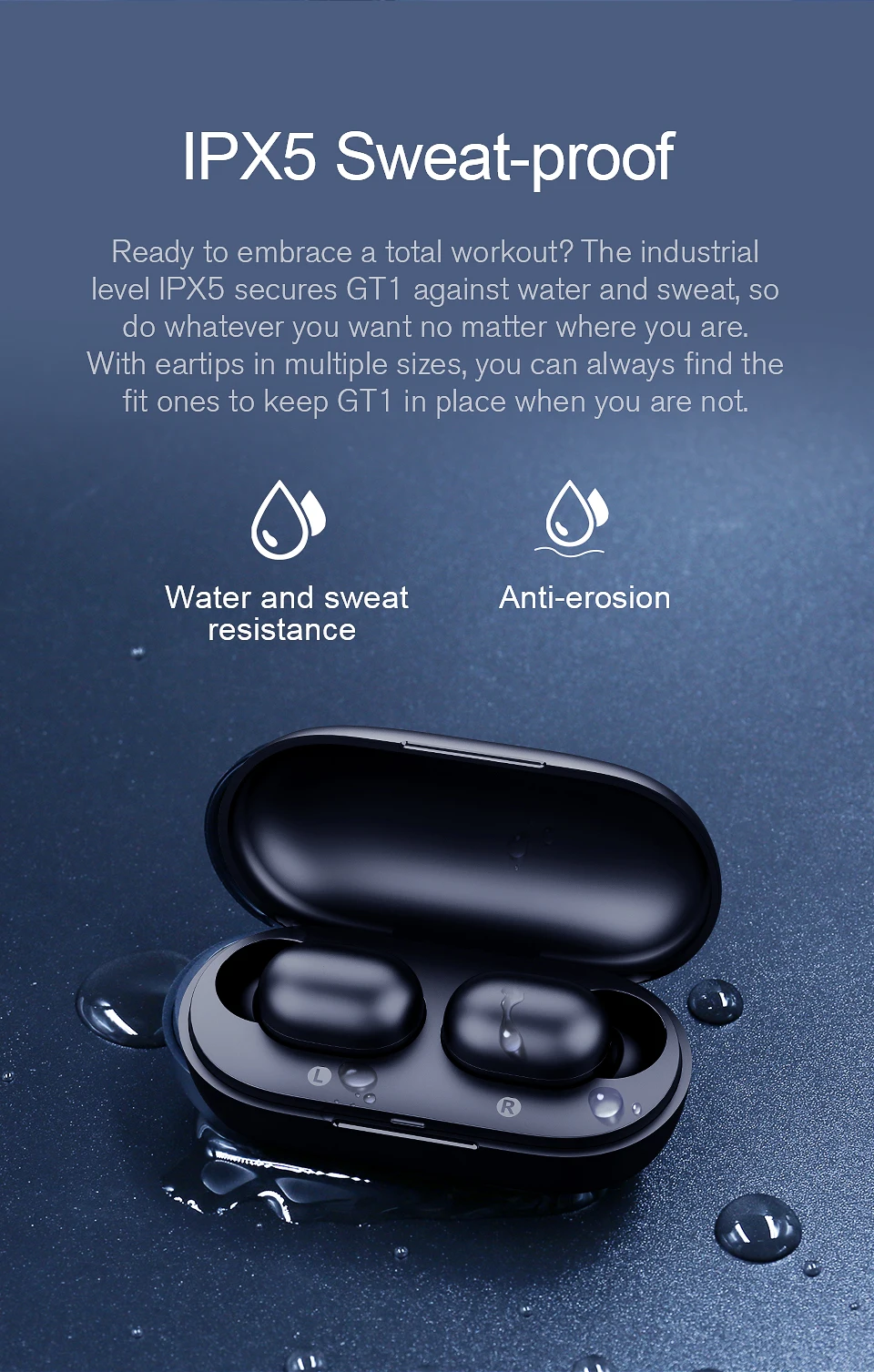 Haylou Binaural HD вызов TWS беспроводные наушники для huawei Xiaomi ios, BT5.0 отличный звук беспроводные Bluetooth наушники