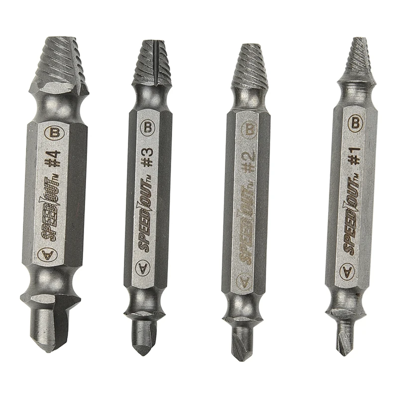 4 шт. Сломанный Винт Экстракт Двухместный Головки Деревообрабатывающие Болты Для