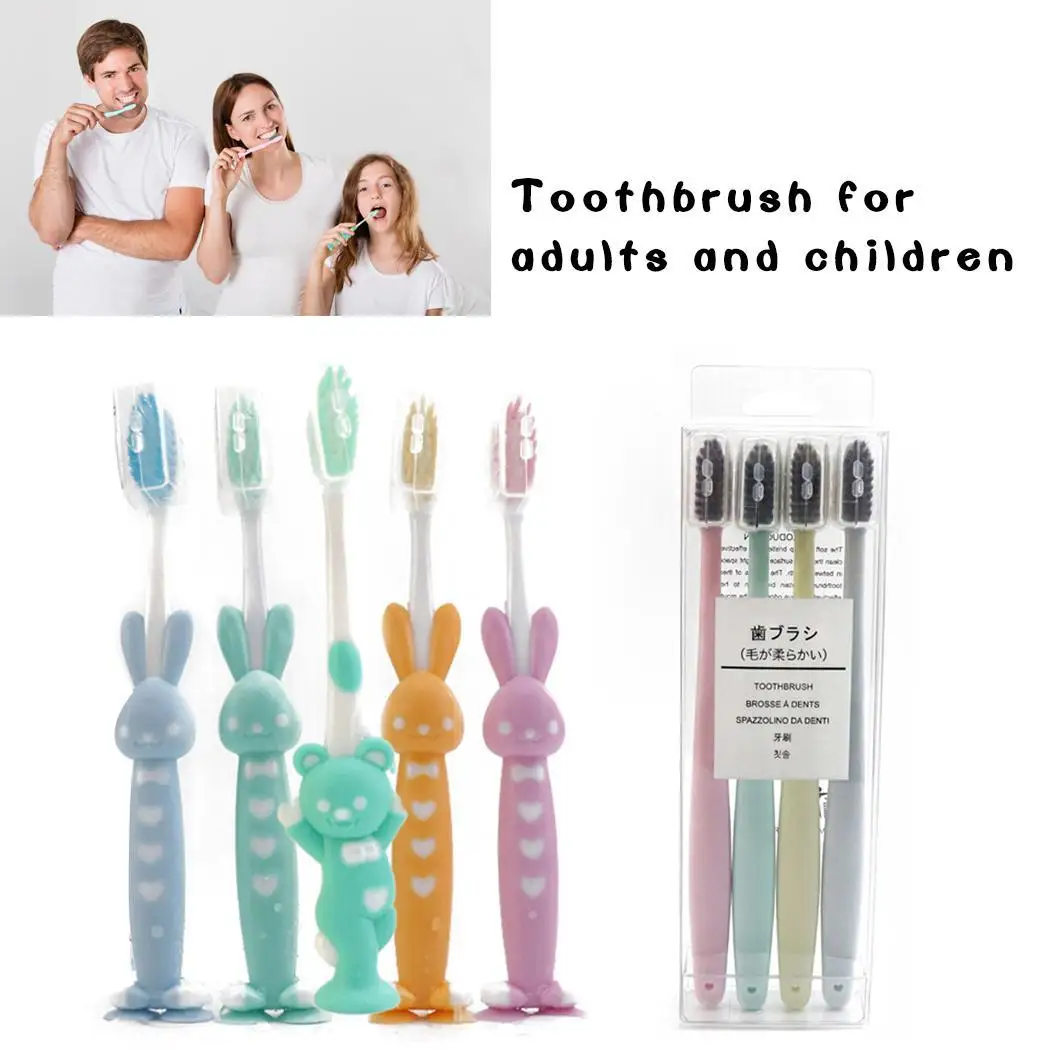 Oral Solid зубная щетка для путешествий 18 см взрослых рисунок кролик мягкая