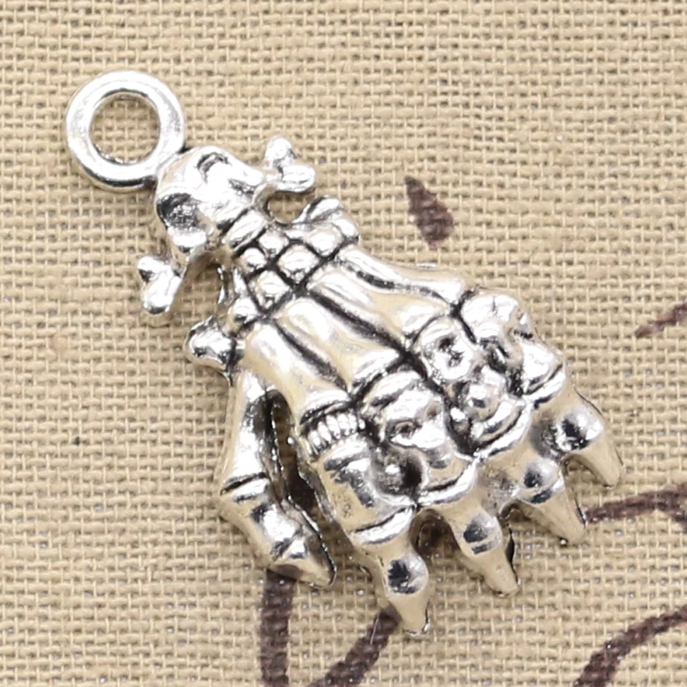 8 шт. подвески в форме скелета 38x21 мм|skeleton charm|charms jewelry makingmaking pendant |