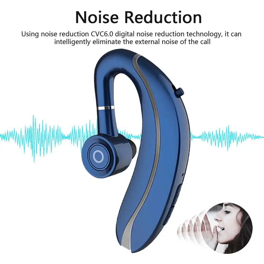 Bluetooth V5.0 наушники беспроводные с крючком 180 вращающимися для левых и правых ушей