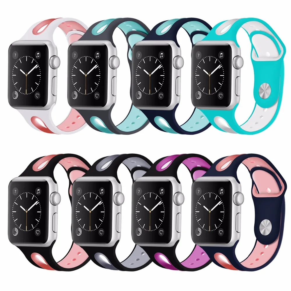 BOX W замена ленты для зарядки совместим с Apple Watch Series 4/3/2/1 ремешок спортивных часов