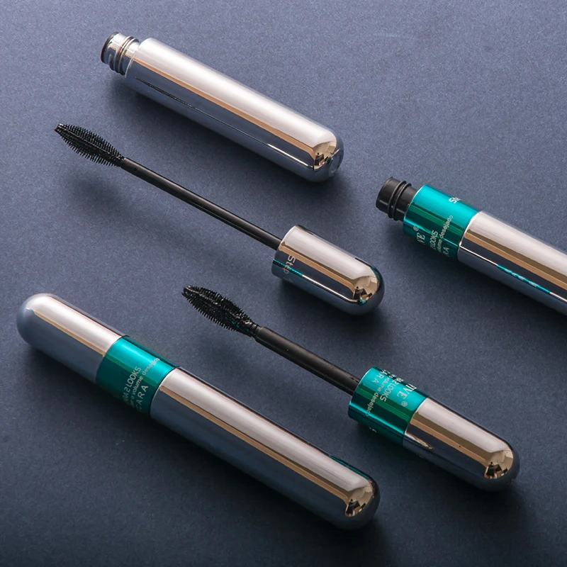 Водостойкая тушь для ресниц закрученные накладные ресницы rimel black cilios Glamur alargamiento