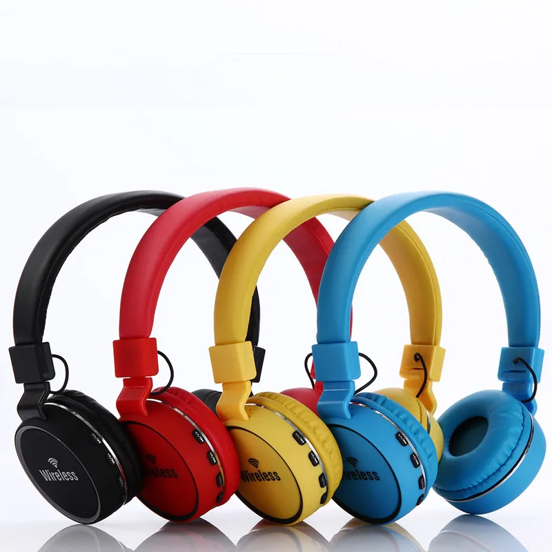 Новая Bluetooth-гарнитура KD19 стереогарнитура складная карта разъем для радио