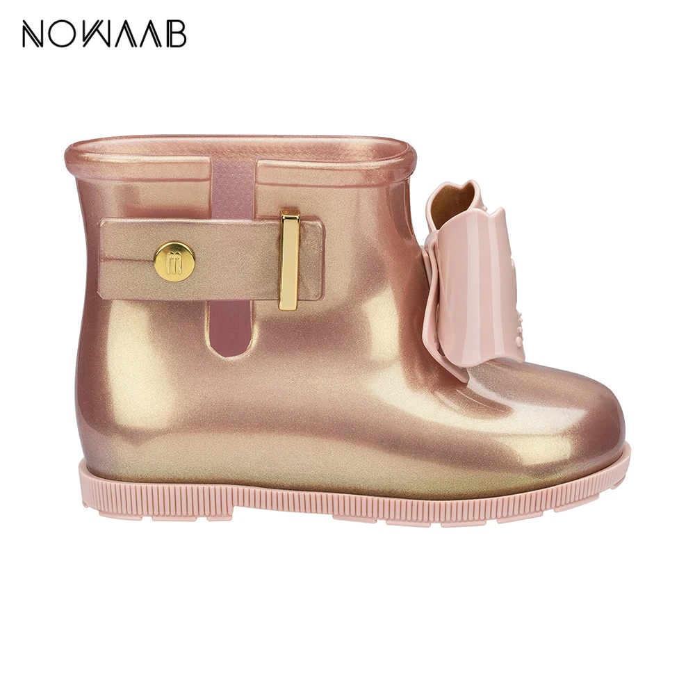 Мини-сандалии Melissa Sugar Rain Boot новинка 2019 водонепроницаемые прозрачные туфли для