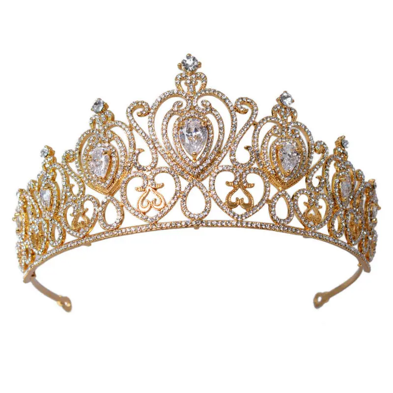 Фианит Folha 18 K свадебная тиара с фианитом|coroa tiara|zircon tiaratiara de zirconia |