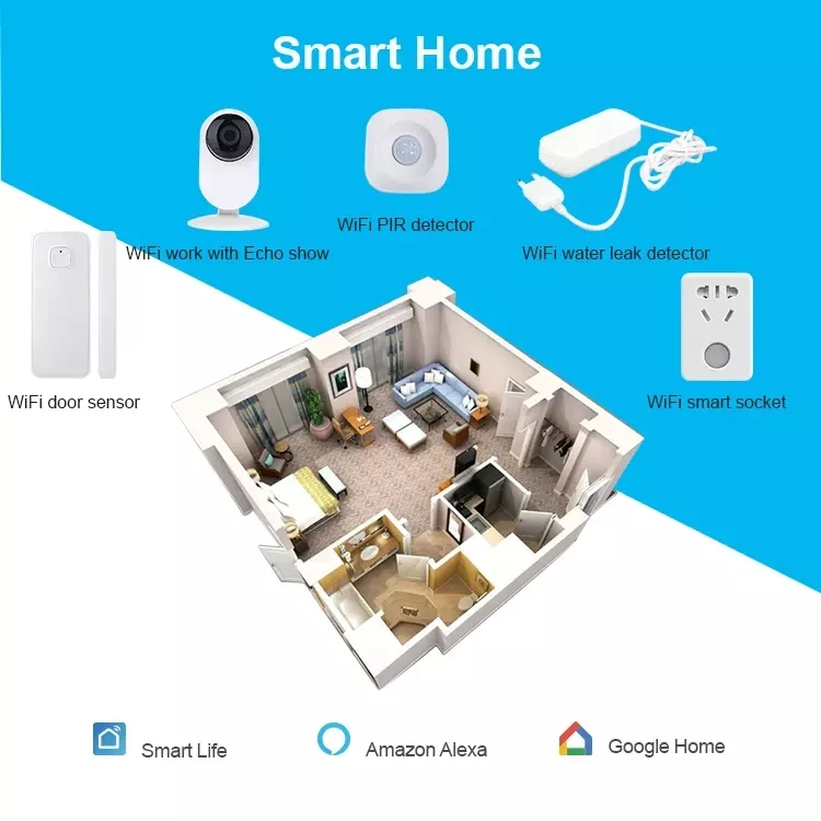 Дверная сигнализация с Wi-Fi работает приложением smart life tuya | Безопасность и защита