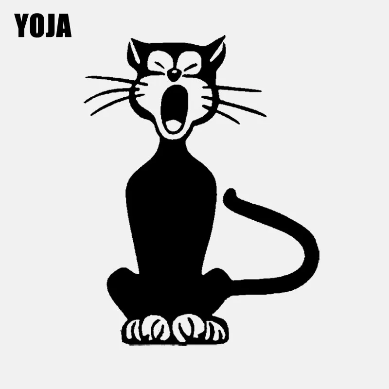 YOJA 52 8 см * 70 для спальни кошка песня забавная Наклейка на стену ПВХ украшение W3