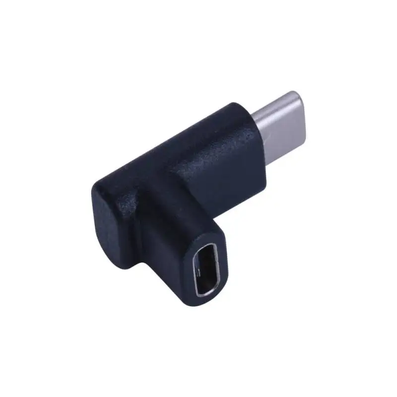 USB3.1Type C штекер к Женский Адаптер конвертера с 90 градусов под прямым углом Боковой