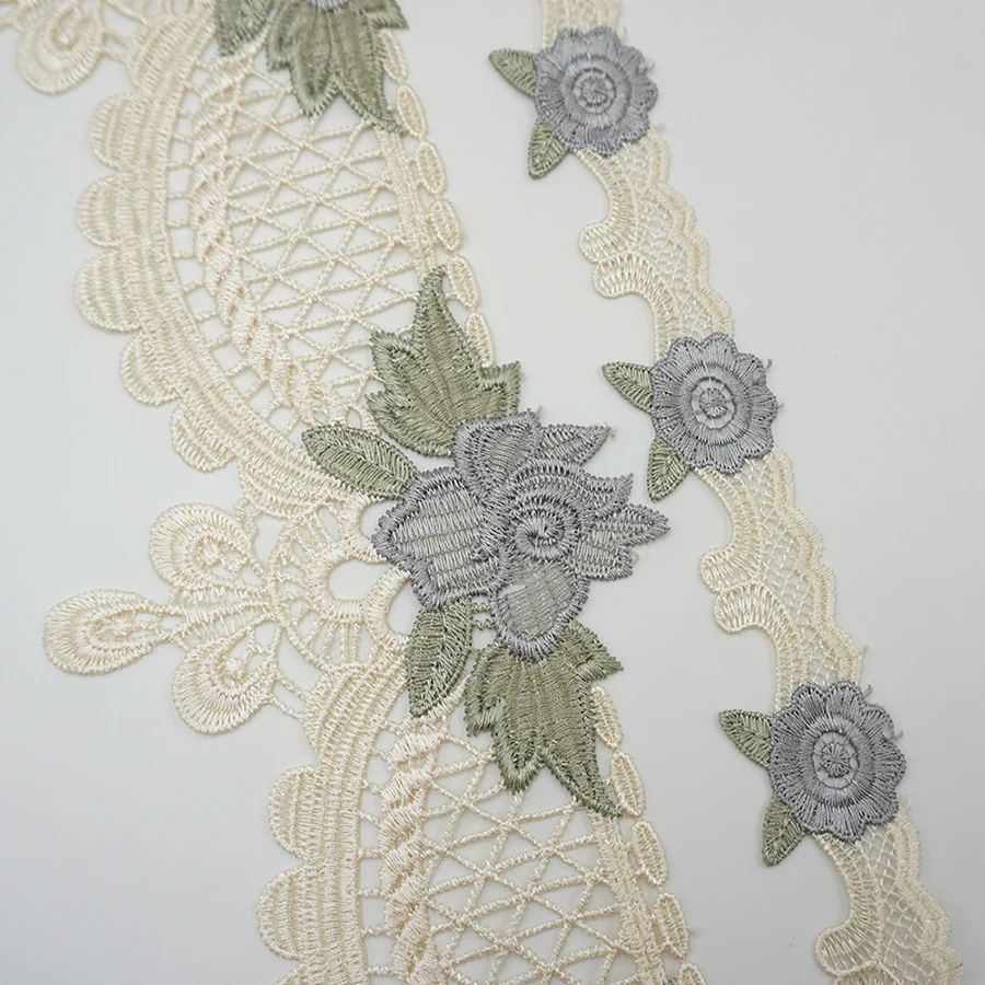 

14 ярдов кружевная лента для диванов, обшивки, вышитые полоски, домашний текстиль, аппликация швейные принадлежности, кружевная ткань