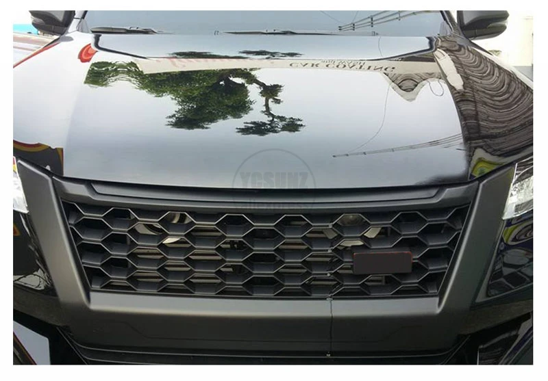 Решетка для Toyota Fortuner trd HILUX SW4 аксессуары ABS гоночный гриль для Toyota Fortuner YCSUNZ