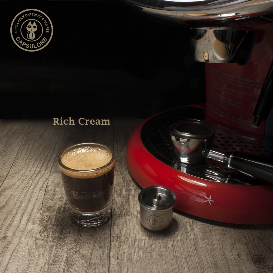 Capsulone/Совместимость с illy Кофеварка/нержавеющая сталь металл пополняемая многоразовая капсула подходит для illy кафе капсулы