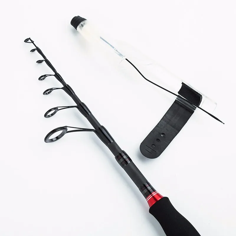 Телескопическая удочка для путешествий 1,95 m/2,1 m/2,4 m/2,7 m power Carbon Spinning casing Lure удилища с удилищем
