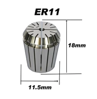 high precision er11 accuracy 0 008mm spring collet for cnc milling machine engraving lathe tool free shipping