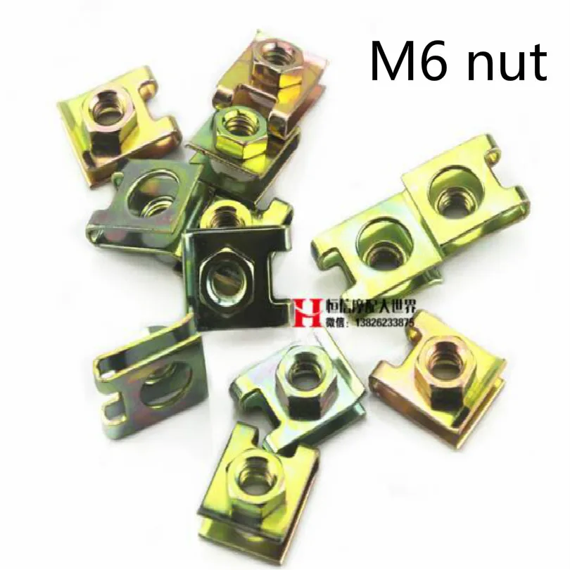 20 мм * 16 кассетные гайки M6 крышки для болтов номерного знака Болты внутренний