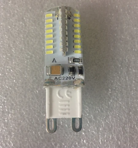 Светодиодная лампа G9 6 Вт 3014SMD 360 градусов 64LED Теплый белый/белый свет для гостиной
