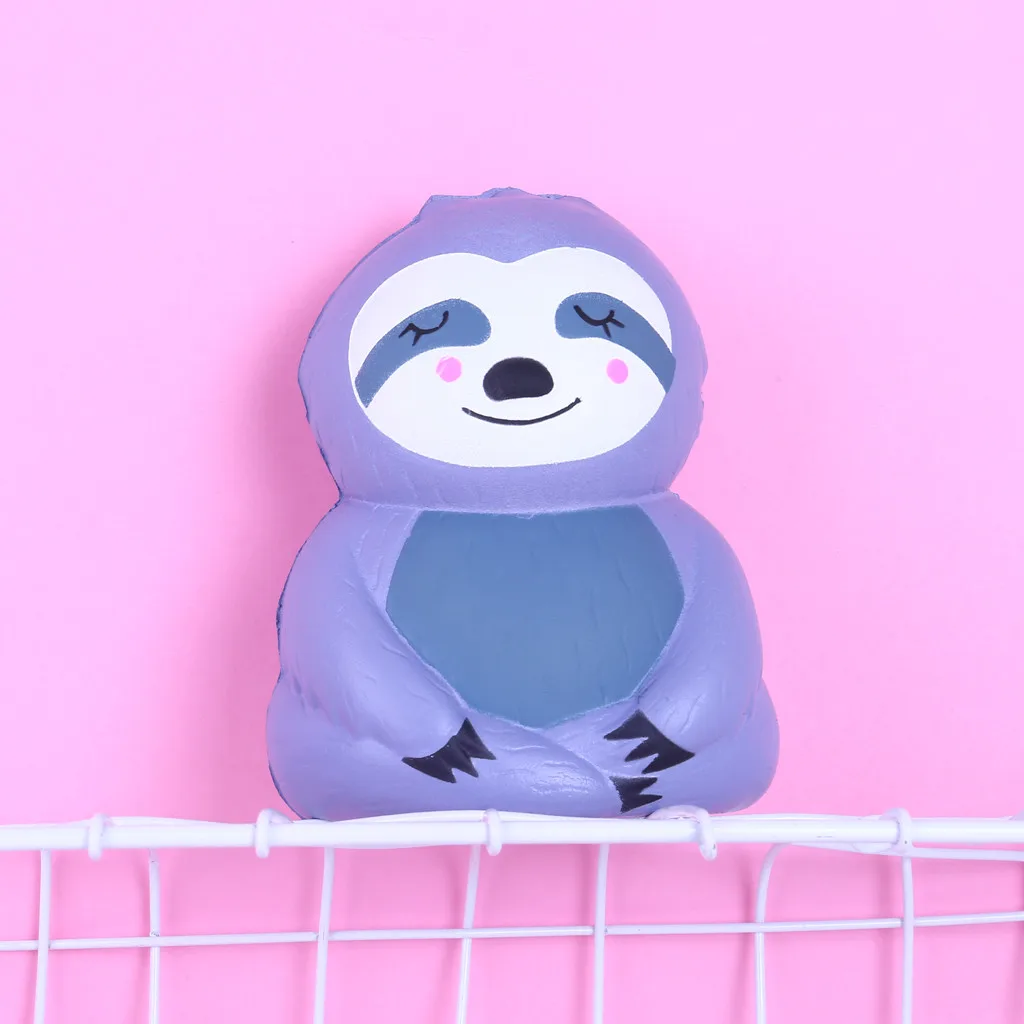 Новинка, игрушка в подарок, игрушка в виде Ленивца, эластичная, очень кавайная, антистрессовая, ленивчик, медленно поднимается, сдавливает, сквишиет, забавные детские игрушки