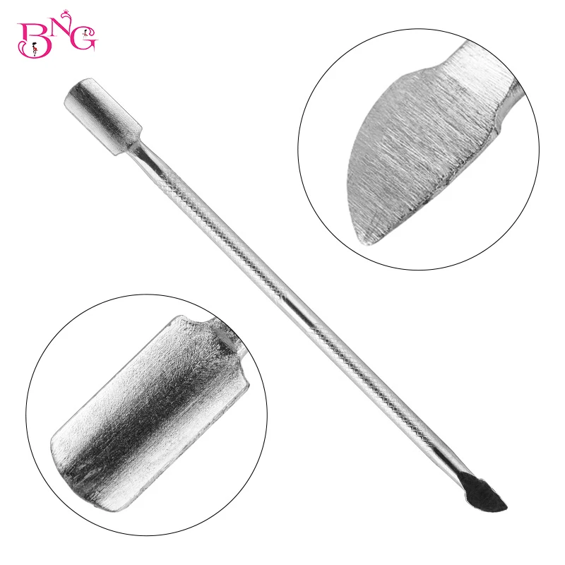 Толкатель для кутикулы BNG инструмент из нержавеющей стали дизайна ногтей