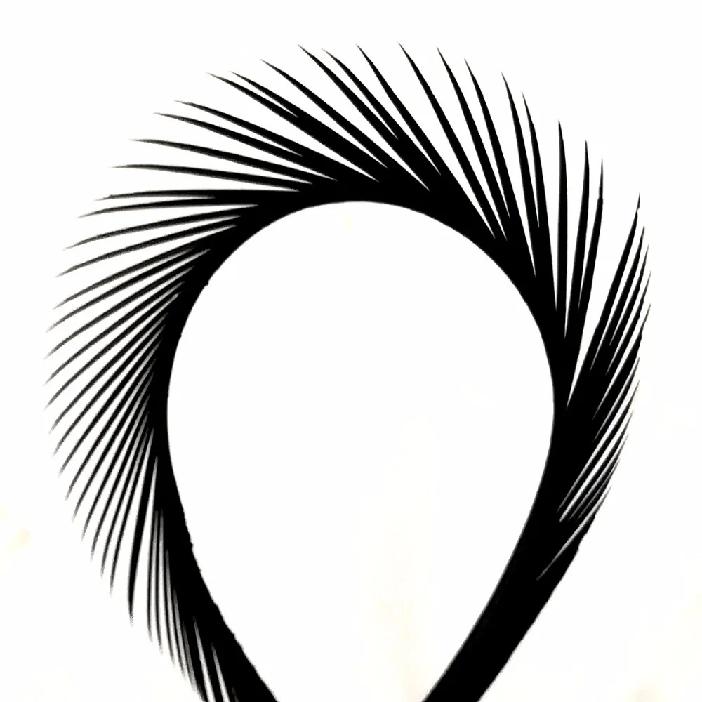 KKWEZVA 21 шт. гусиный Биот Feathers15-20cm гусиные биоты материалы для завязывания мух нимфа и лавы разделенные хвосты и ранние крылья