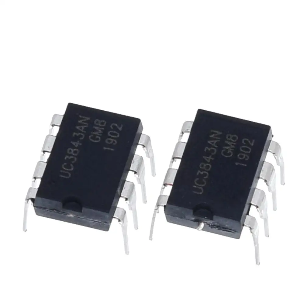 UC3843 DIP8 10 шт./лот UC3843B UC3843BN UC3843AN 3843 PWM коммутационный преобразователь питания|converter