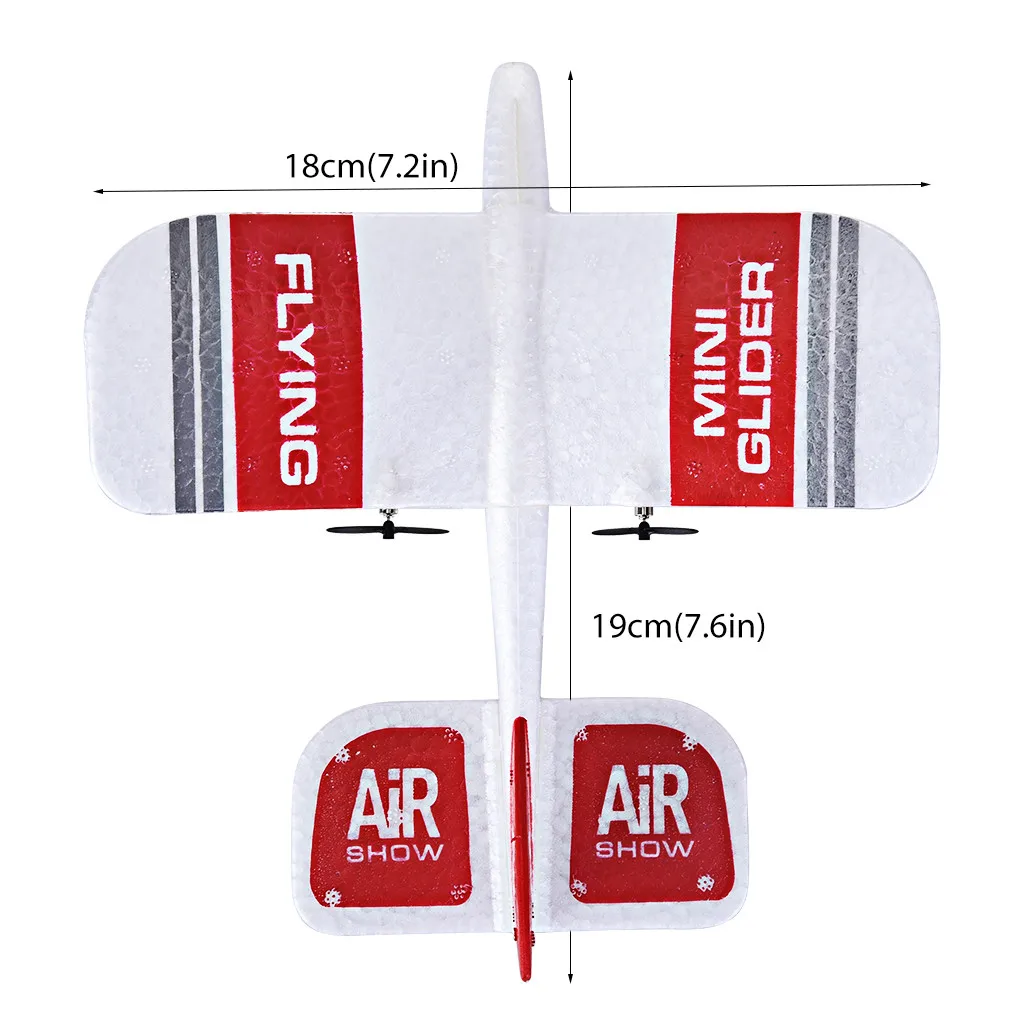 KFPLAN KF606 2,4 ГГц 2CH EPP Мини Крытый RC самолет планер Встроенный гироскоп RTF