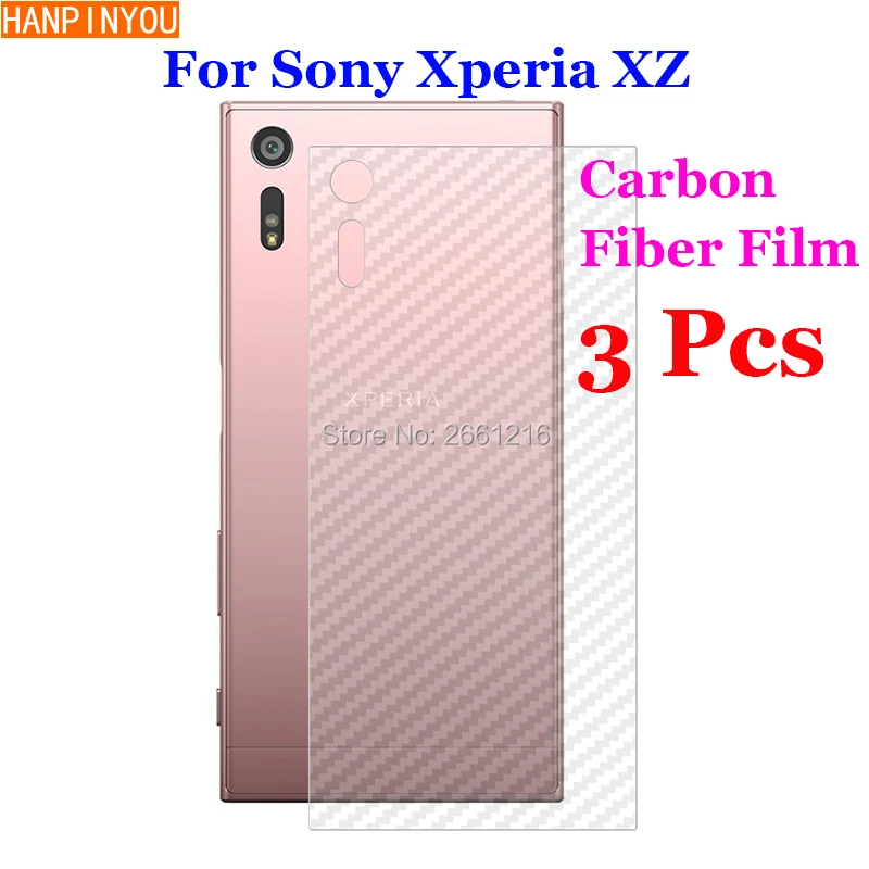 3 шт./лот для Sony Xperia XZ / Dual 5 2 дюйма новая Нескользящая прозрачная задняя пленка 3D из