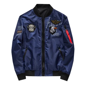 Куртка-бомбер мужская повседневная, пилот, двусторонняя прочная куртка, пальто, большие размеры 6XL,ZA232