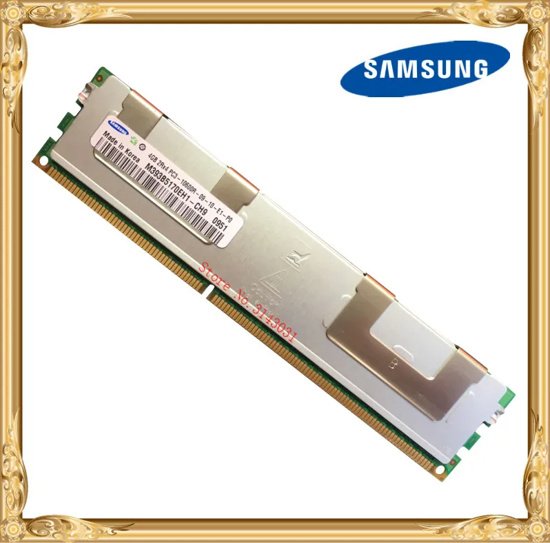 Samsung Server memory DDR3 4GB 8GB 1333MHz ECC REG Register DIMM  PC3-10600R RAM 240pin 10600 4G