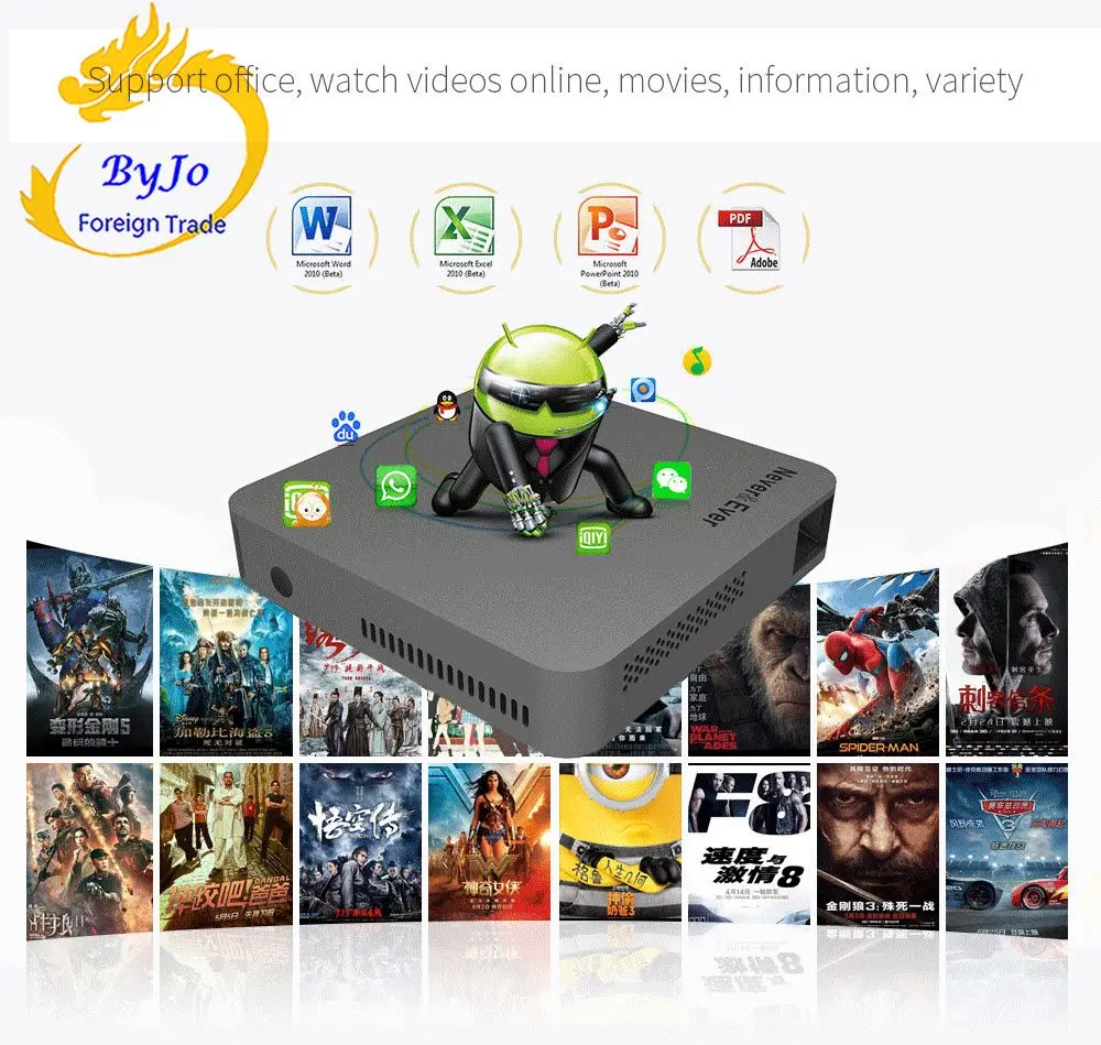Оригинальный мобильный проектор UNIC S6 Android 4 карманный мини для домашнего