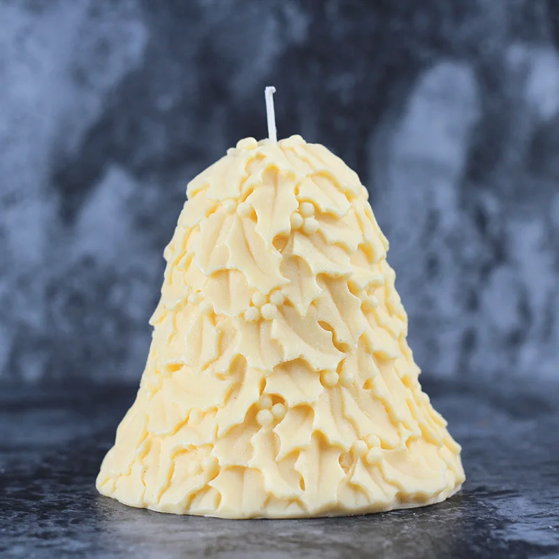 Silicone Candle Soap Mold 3D Christmas Bell Shape Handmade Clay Craft Mould | Дом и сад