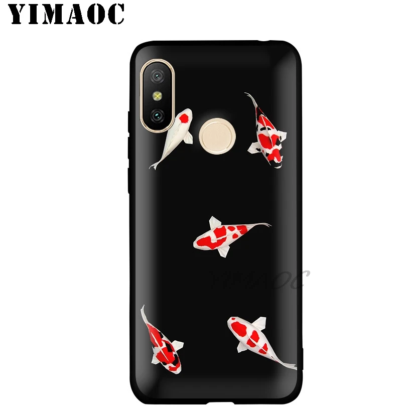 YIMAOC Koi Fish Lucky Japan Soft Case for Xiaomi Mi 9 9T 8 SE 6 MAX 3 A1 A2 Lite MIA1 MIA2 A3 CC9E CC9 Pro |