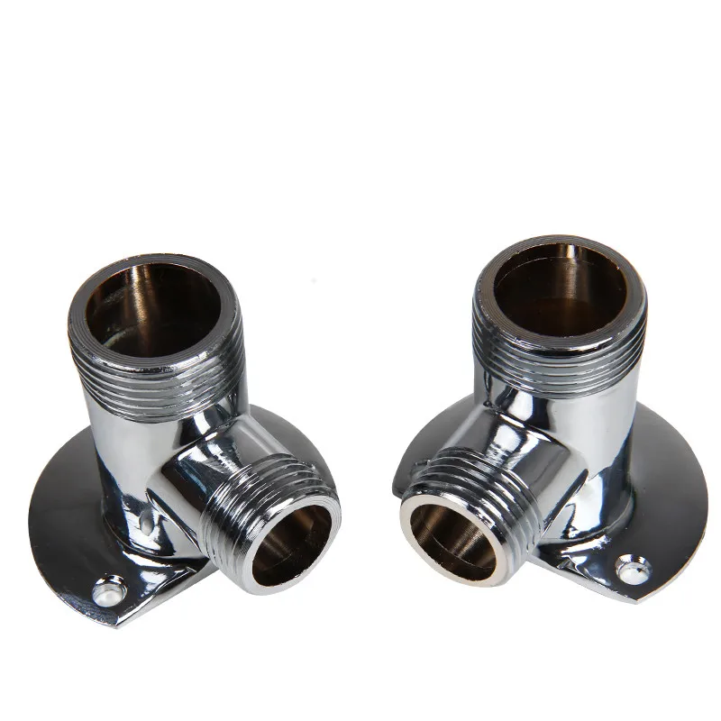 2 шт. хромированный латунный адаптер для душа с фиксированным сиденьем