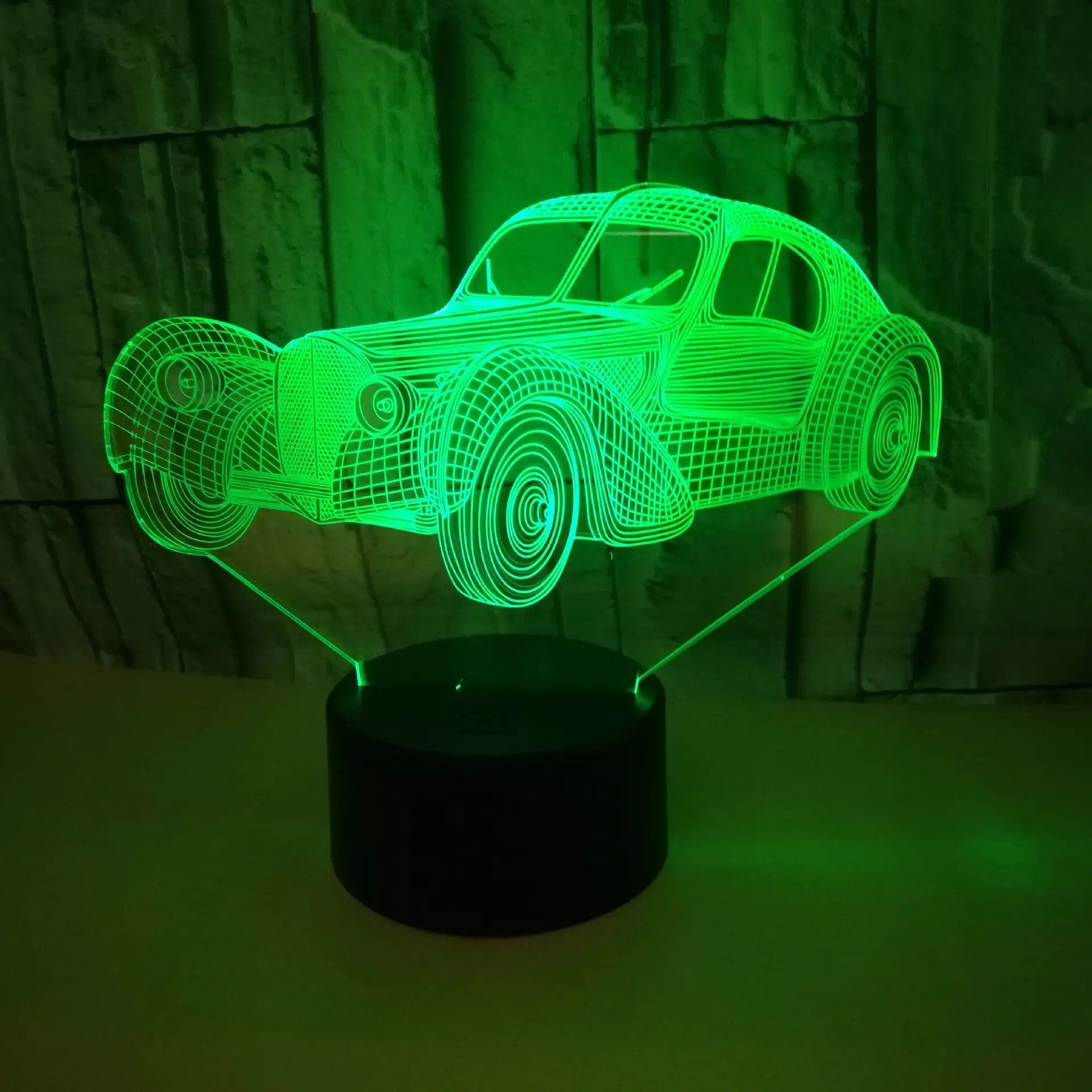 Новый автомобильный 3d ночной Светильник с Usb креативные подарки светильник