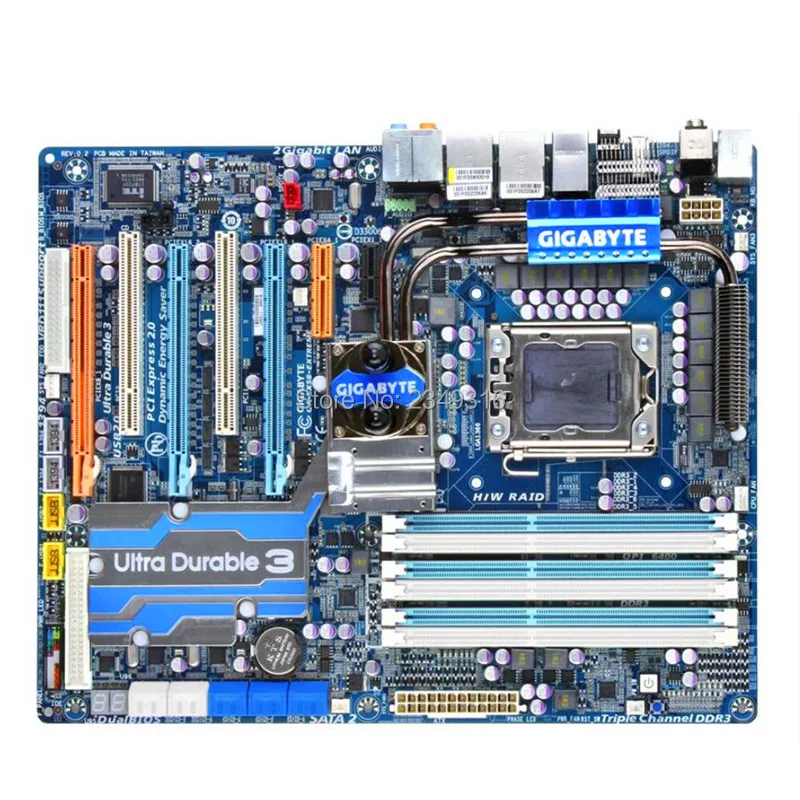 Оригинальная материнская плата LGA1366 для Gigabyte GA EX58 Extreme 1366 pin X58 с поддержкой L5639