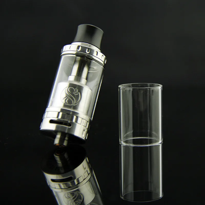 3шт/комплект Оригинальный стеклянный тубус для дрипки Merlin RTA Augvape, диаметр 23 мм, высота 47 мм, объем 4 мл, резервуар для парения.