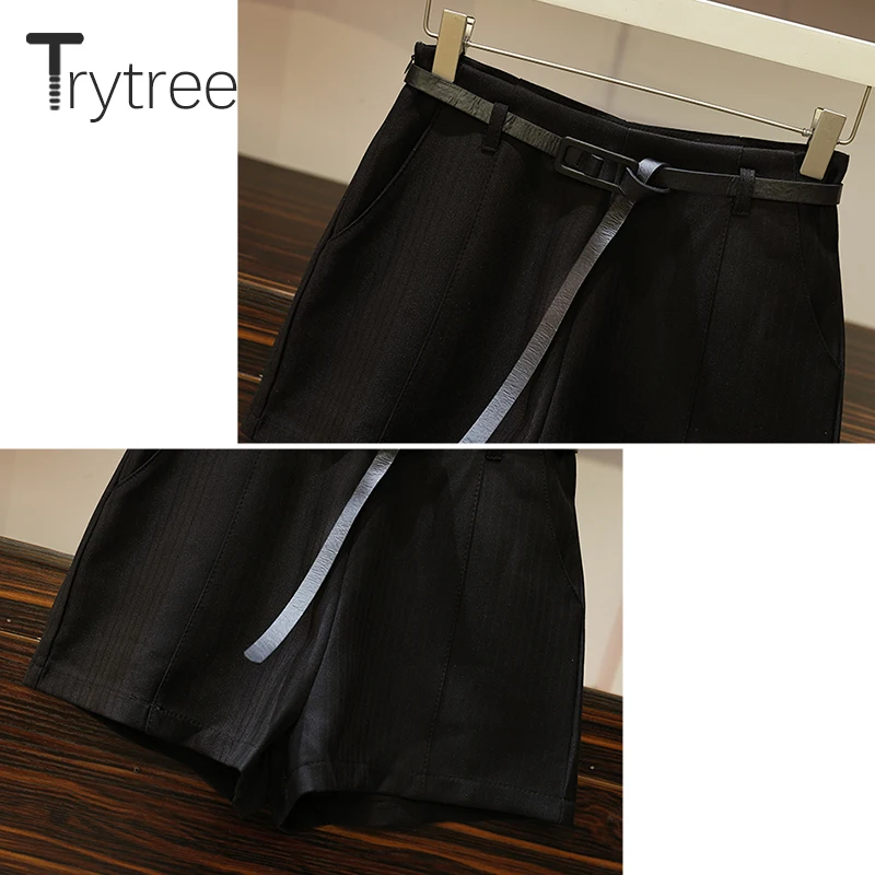 Trytree летний женский комплект из двух предметов Повседневный Принт Цветочный