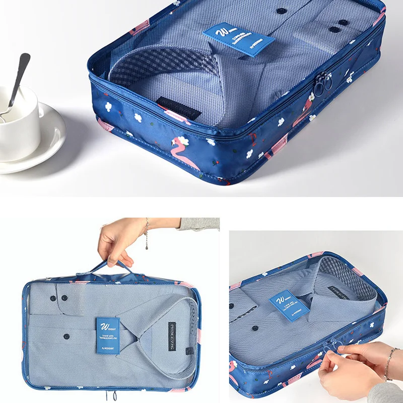 TLDGAGAS Unisex Portable Travel Storage 7 sets Bags Clothes Shoes Packing Organizers Cosmetic Toiletry Pouch Luggage Accessories