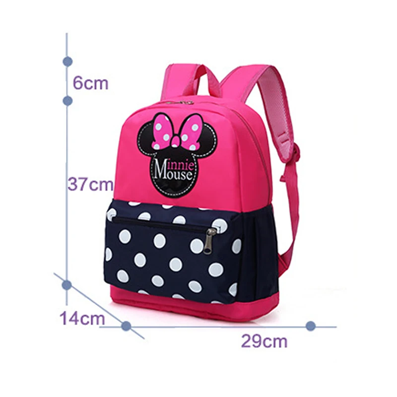 Новинка 2019 года. Рюкзак для мальчиков и девочек с изображением Минни Маус.