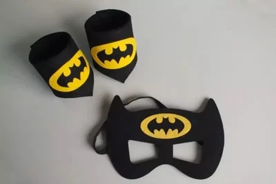 batman Креативный мультяшный супергерой Маскарадная маска из сукна и браслет детский день вечерние принадлежности маска на Рождество на Хэллоуин для детей - Цвет: batman