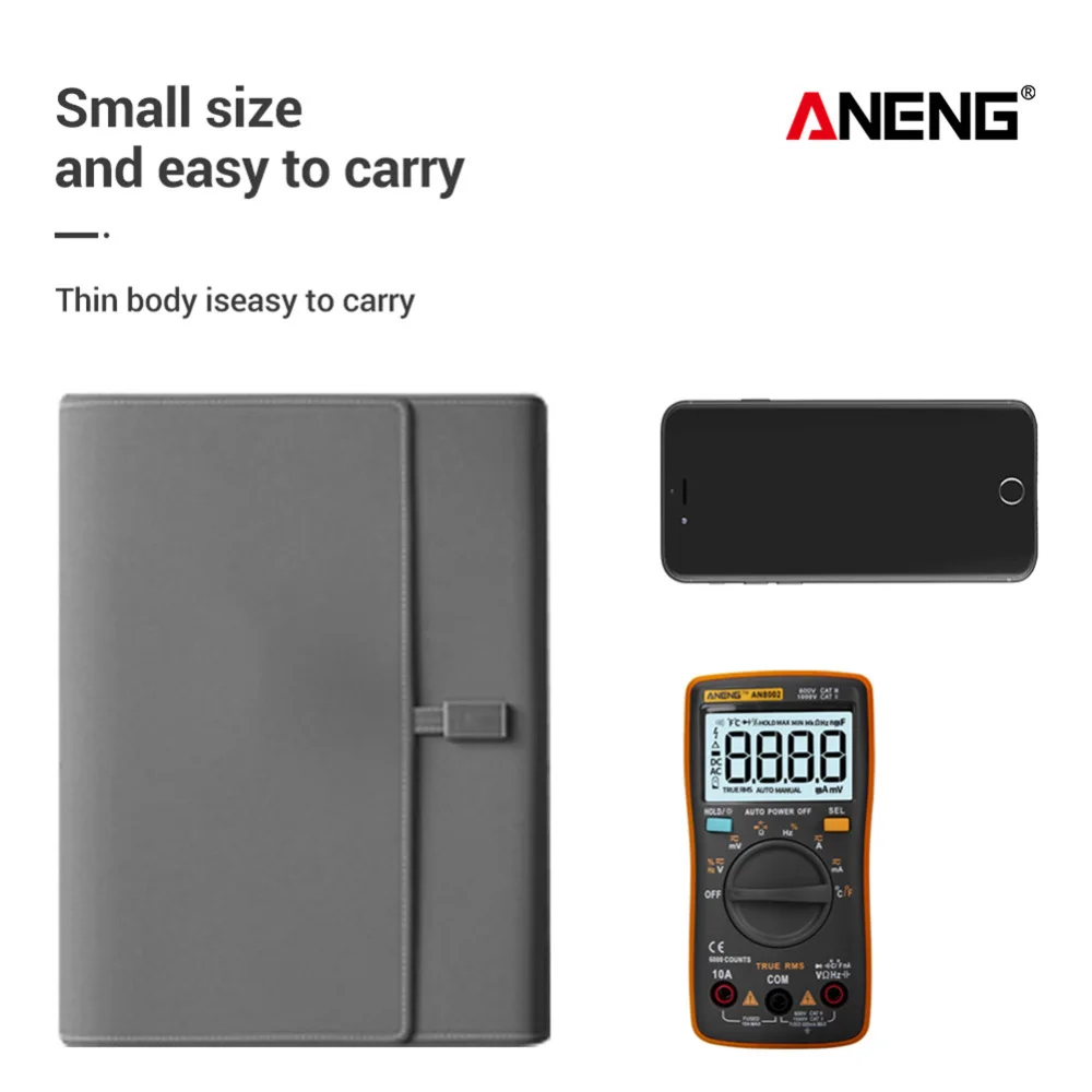 ANENG AN8002 6000 Counts Digital Multimeter Multimetro Multitester Profesional Transistor Capacitor Tester lcr esr meter | Инструменты