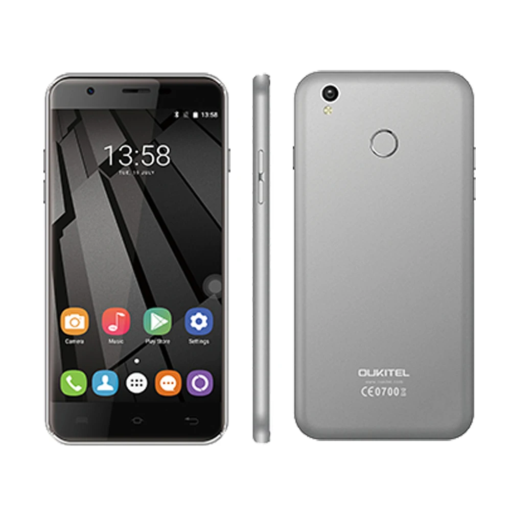 Оригинал OUKITEL U7 Плюс 4 Г/U7 Pro Сотовый Телефон MT6737 Quad Core Отпечатков Пальцев Смартфон