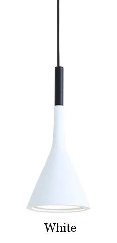 White no bulb Скандинавская люстра, простой подвесной светильник, абажур для столовой, гостиной, спальни, кухни, салона, офиса, кафе, ресторана - Цвет корпуса: White no bulb