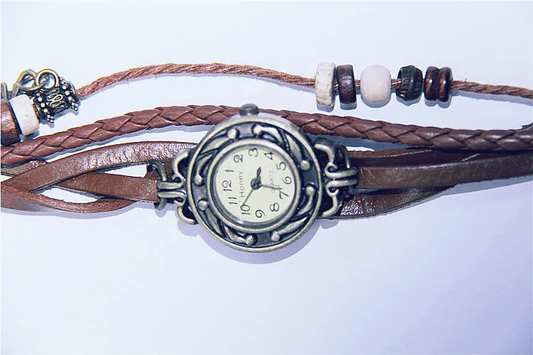 Новый Топ Марка Натуральная кожа Montre Femme Повседневные платья часы женские