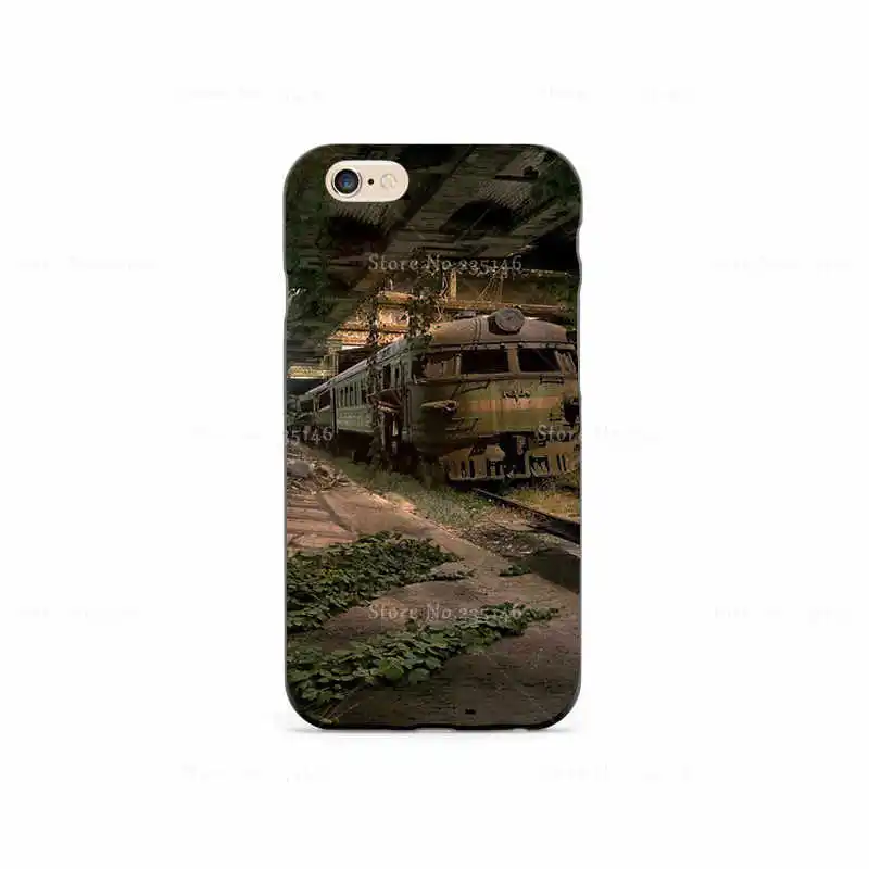 Abandoned Train Station Plastic Protective Shell Skin Bag Case For iPhone4s 5s 5c 6plus 6Splus 5.5 Cases Hard Back Cover |