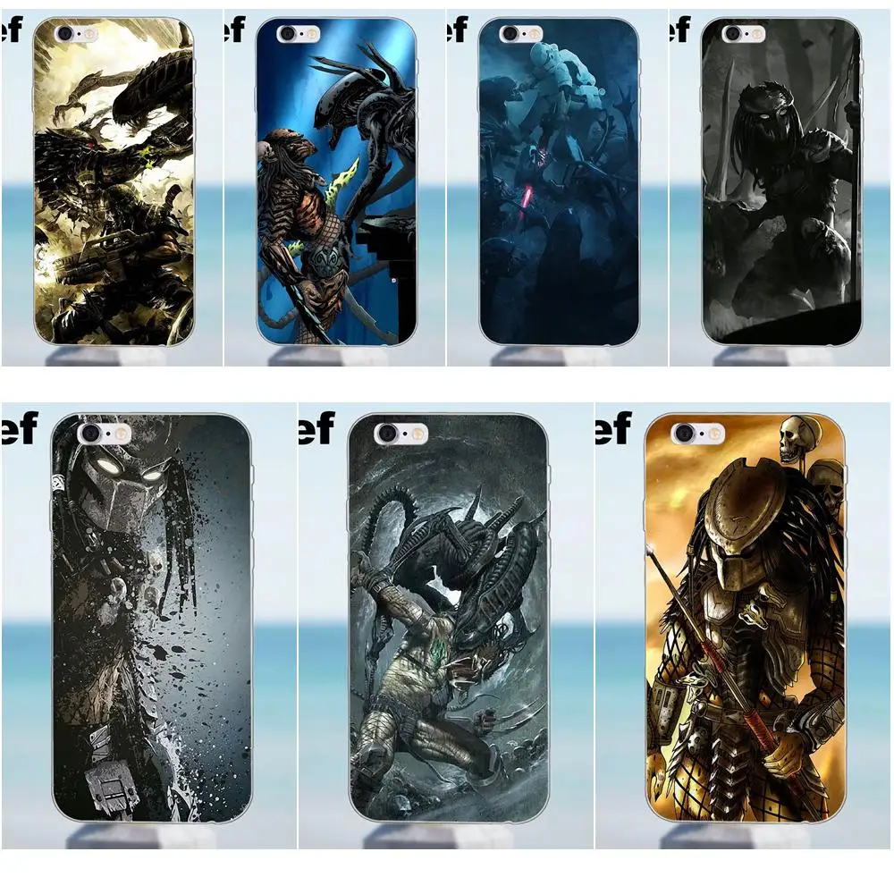 Suef Vs Aliens для iPhone X 4 4S 5 5S 5C SE 6 6S 7 8 Plus Samsung Galaxy J1 J3 J5 J7 A3 A5 2016 2017 TPU защита|for iphone|galaxy j1samsung