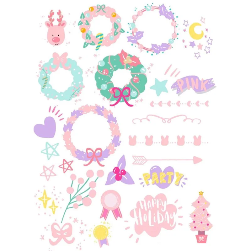 2 шт. Kawaii Свадебные пары Красное сердце любовь DIY деко Скрапбукинг пуля журнал Канцелярские Стикеры s планировщик бумажный дневник стикер
